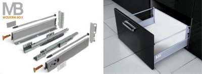 Modern box C 224/300Cmm + reling vysoký šedý