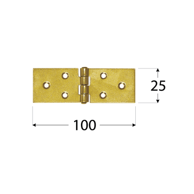 Z 100 a  Závěs stavební 100x25x1,5 mm