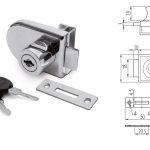 Zamek na sklo ZZ-SZ-408-01 3