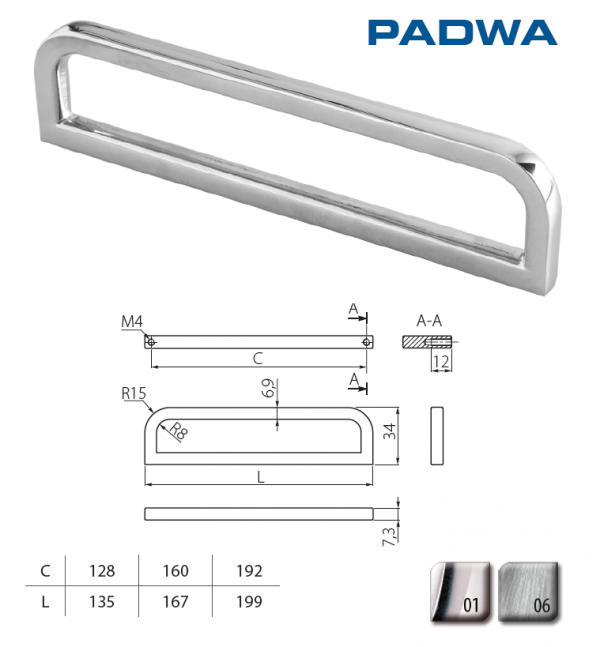 Uch. UZ-PADWA-128-06 nerez 1