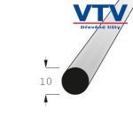 Lišta dřevěná KR 10 1000mm 2