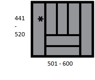 Pribornik 441-520/501-600 stříbrná 44947/9194937