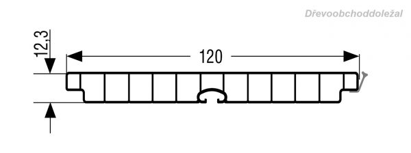 Sokl S120/NE nerez broušený 4m 2