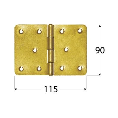 Z 115  Závěs stavební 115x90x2,5 mm