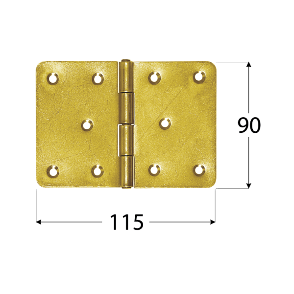 Z 115 Závěs stavební 115x90x2,5 mm 1