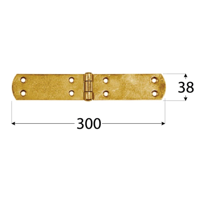 ZF 300  Závěs francouzský 300x38x2,5 mm