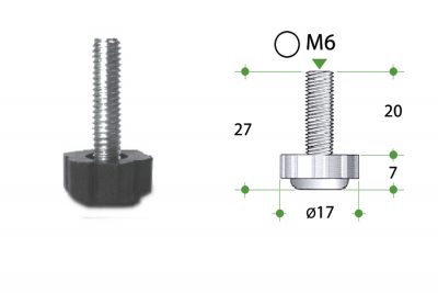Nozka M6 27mm 40.2020.020.50