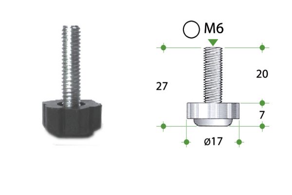 Nozka M6 27mm 40.2020.020.50 1