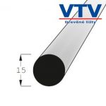 Lišta dřevěná KR 15 BK 900mm 1 Lišta dřevěná KR 15 BK 900mm 1