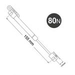 Teleskop plyn 0538C 80N krátký 1