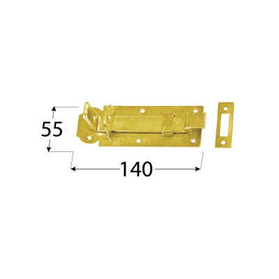 WZW 140  Zástrč zamykací typu „Z“ 140x55x5,0 mm