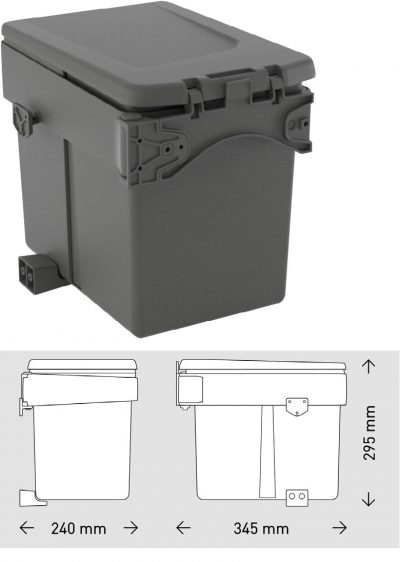 Kos odpadkový DUMPSTER 15L