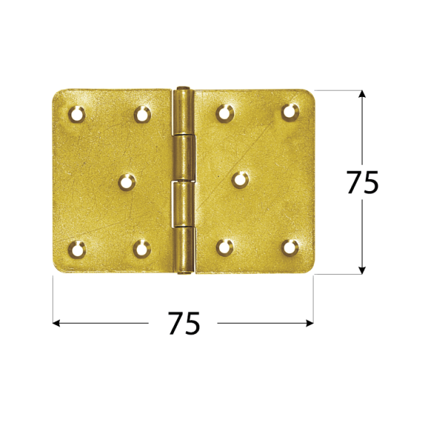 Z 75 Závěs stavební 75x75 mm 1