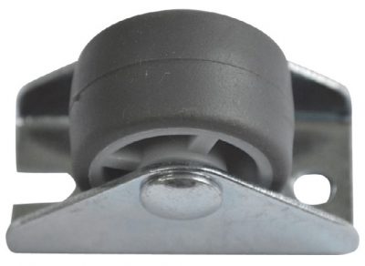 Kolečko plast rovne pogumované 25mm