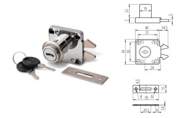 Zamek zaluziovy ZZ-Z0-202-01