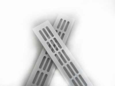 Vetrací mřížka 80*250 AL kartáčovaný