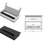 Pruchodka Merida 80x160 černá 1