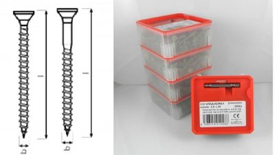 Qbox 5,0 x 70 UQ 2/3 ZnŽl Q – box 55ks