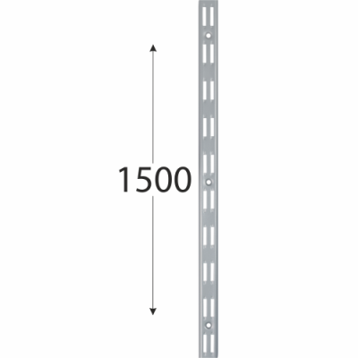 WLD 1500s nosná konzolová lišta dvojitá 1500 mm šedá
