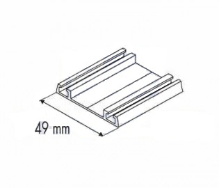 Spodni vedeni Cleft oliva 4.05m