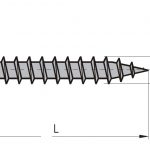 Vrut uni ZH 4,5 x 50 (500ks/bal) 2