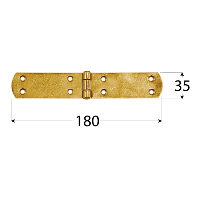 ZF 180  Závěs francouzský 180x33x2,5 mm