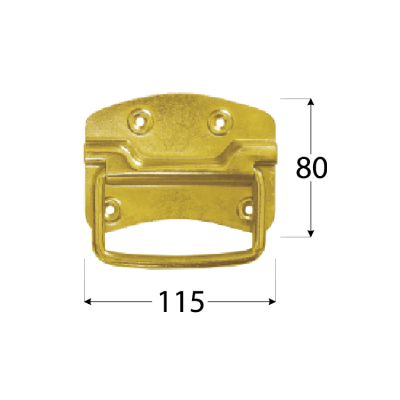 US 115  Držák bednový 115x80x1,0 mm
