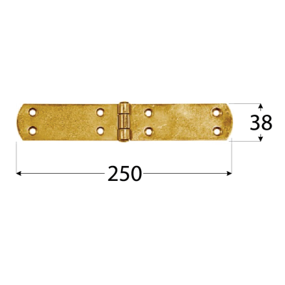 ZF 250  Závěs francouzský 250x38x2,5 mm