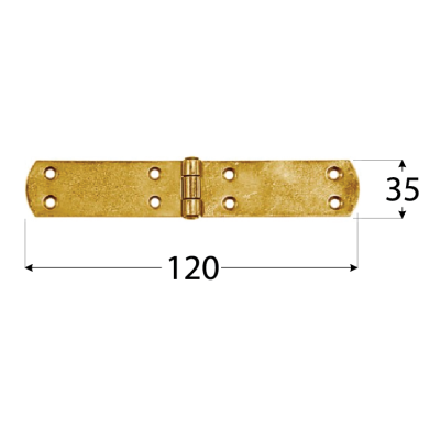 ZF 120  Závěs francouzský 120x33x2,5 mm