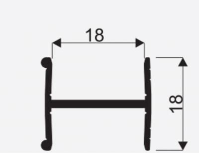 Spojovaci lista H18mm oliva 3m