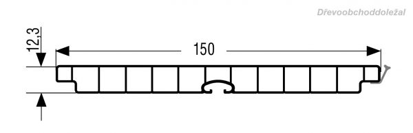 Sokl S150/AL hliník broušený 4m 2