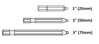 Bit Uniquadrex R-0/2 dlouhy 50mm – HOBBY