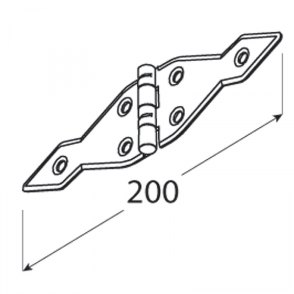 ZATS 200 Závěs trojúhelníkový 200x1,6 Doprodej 1