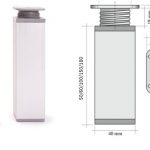 Nozka kov 17.V25E.006.09 60*40*40mm AL 2 Nozka kov 17.V25E.006.09 60*40*40mm AL 2