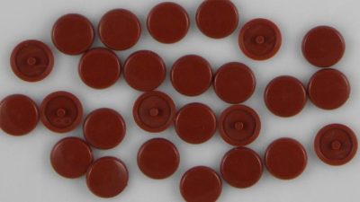 Krytka vrutu quadrex 54/1″ mahagon plast