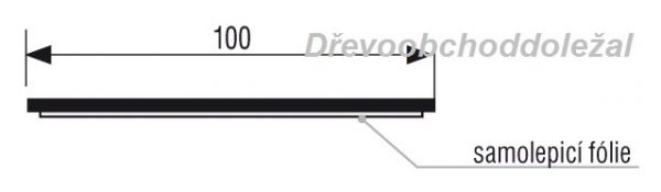 Okopový plech 100mm NE OP100/NE 1