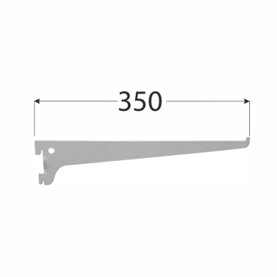 WSS 350s systémová konzola jednoduchá 350 mm šedá