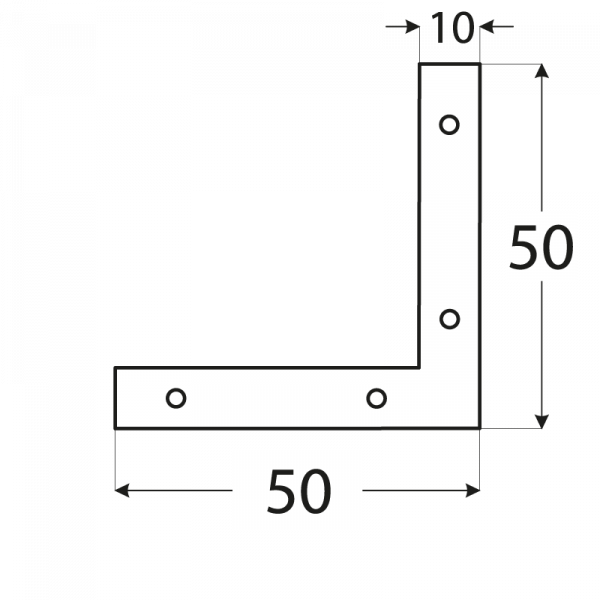 NA50 - rohovnik 50x50x10x2,0 mm 448741 1