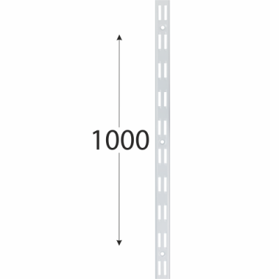 WLD 1000b nosná konzolová lišta dvojitá 1000 mm bílá