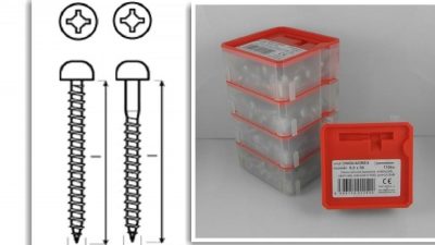 Qbox 3,0 x 20 UQ ZnB PAN Q – box 430ks pulk.hlava