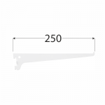 WSS 250b systémová konzola jednoduchá 250 mm bílá 4
