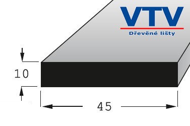Lišta dřevěná H 4510   2m