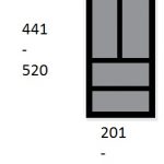 Pribornik 441-520/201-250 stříbrná 44954/9194931 1