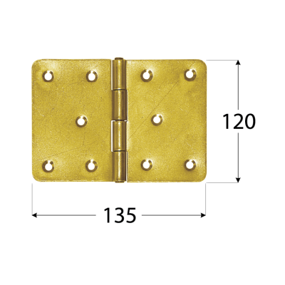 Z 135  Závěs stavební 135x120x2,5 mm