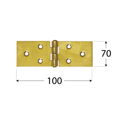 Z 100 d Závěs stavební 100x70x1,5 mm