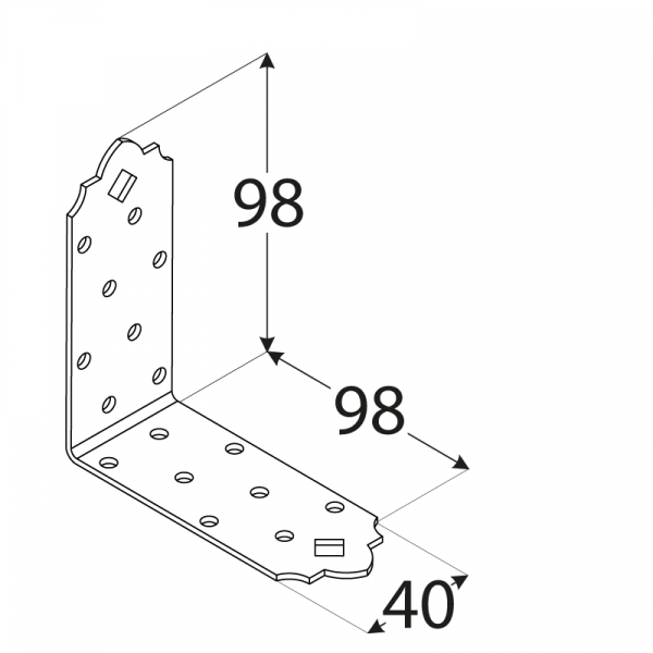 SDSKM 7 Úhelník C 98x98x40x2,0 2
