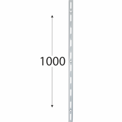 WLS 1000s nosná konzolová lišta jednoduchá 1000 mm šedá
