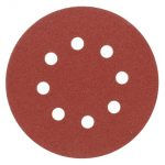 Brusný kotouč 125mm P40  s otvory 5ks suchy zip