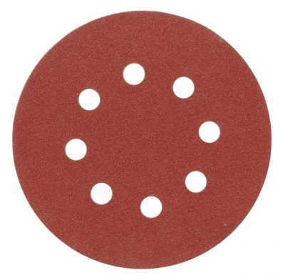 Brusný kotouč 125mm P80 s otvory 5ks suchy zip