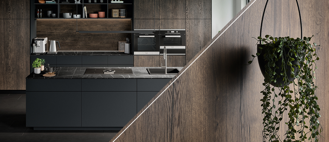 Lakované desky PerfectSense® Feelwood 1 perfectsensefeelwoodlandingpagecollagekitchen01